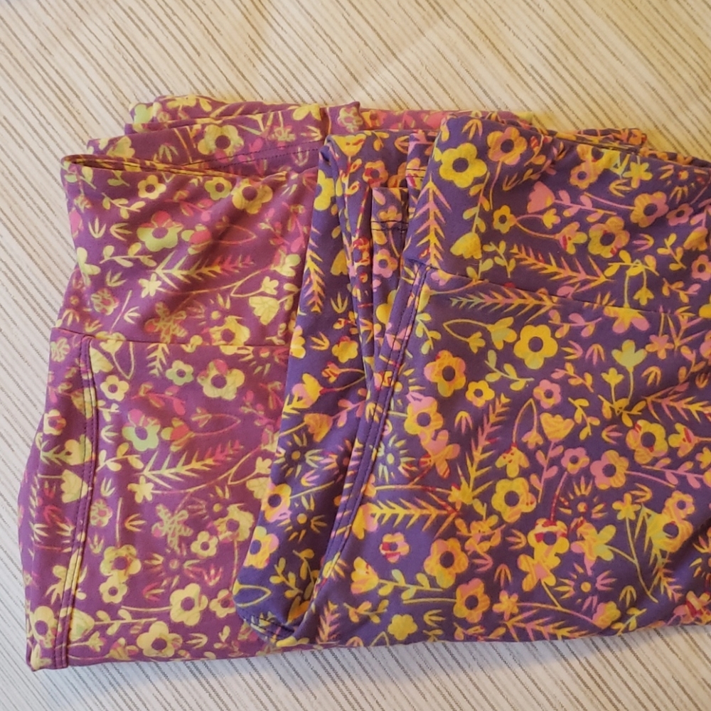LulaRoe NWOT Mommy & Me Leggings OS Tween
